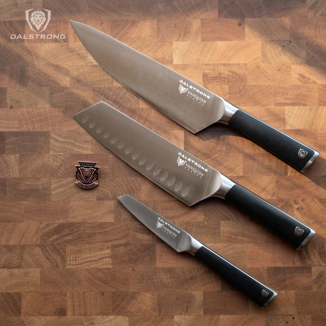 3-Piece Knife Set | Black Handle | Vanquish Series | NSF Certified | Dalstrong © - Image 7