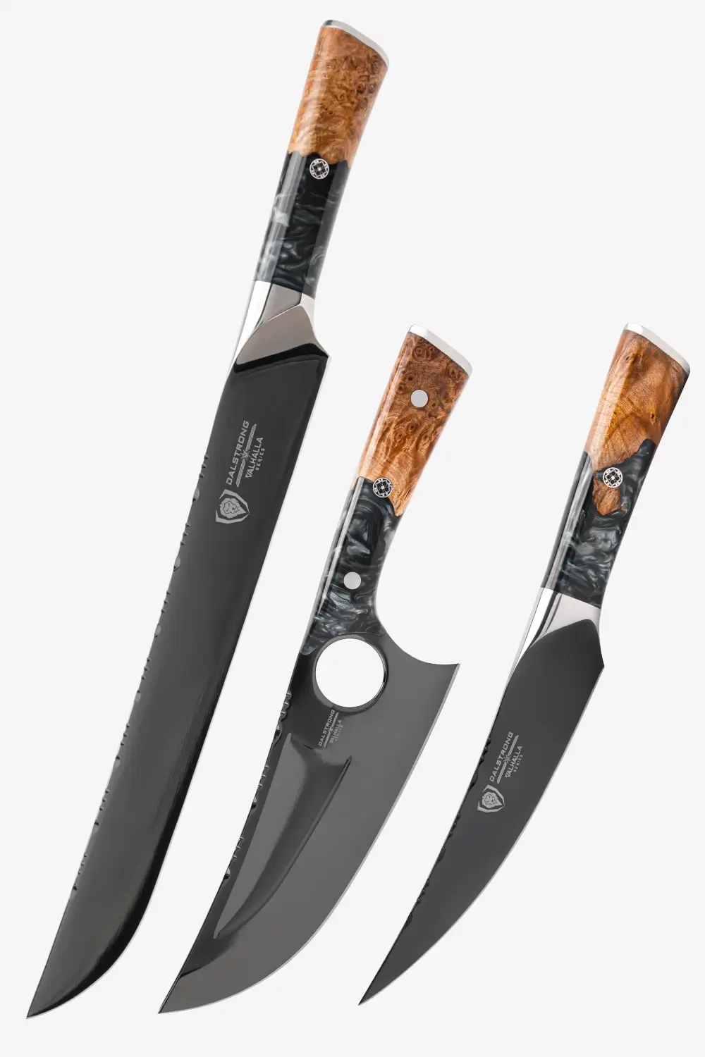 3 Piece Set | Slicing, Fillet & Venator Knife | Valhalla Series | Ravenstone Edition | Dalstrong © - Image 12