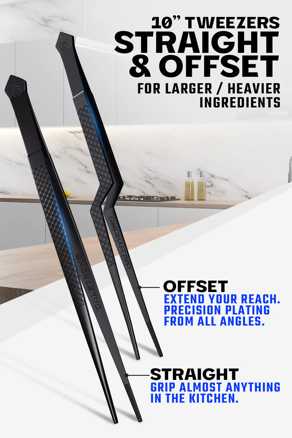 5 Piece Plating Tweezers Set | Professional | Dalstrong © - Image 3