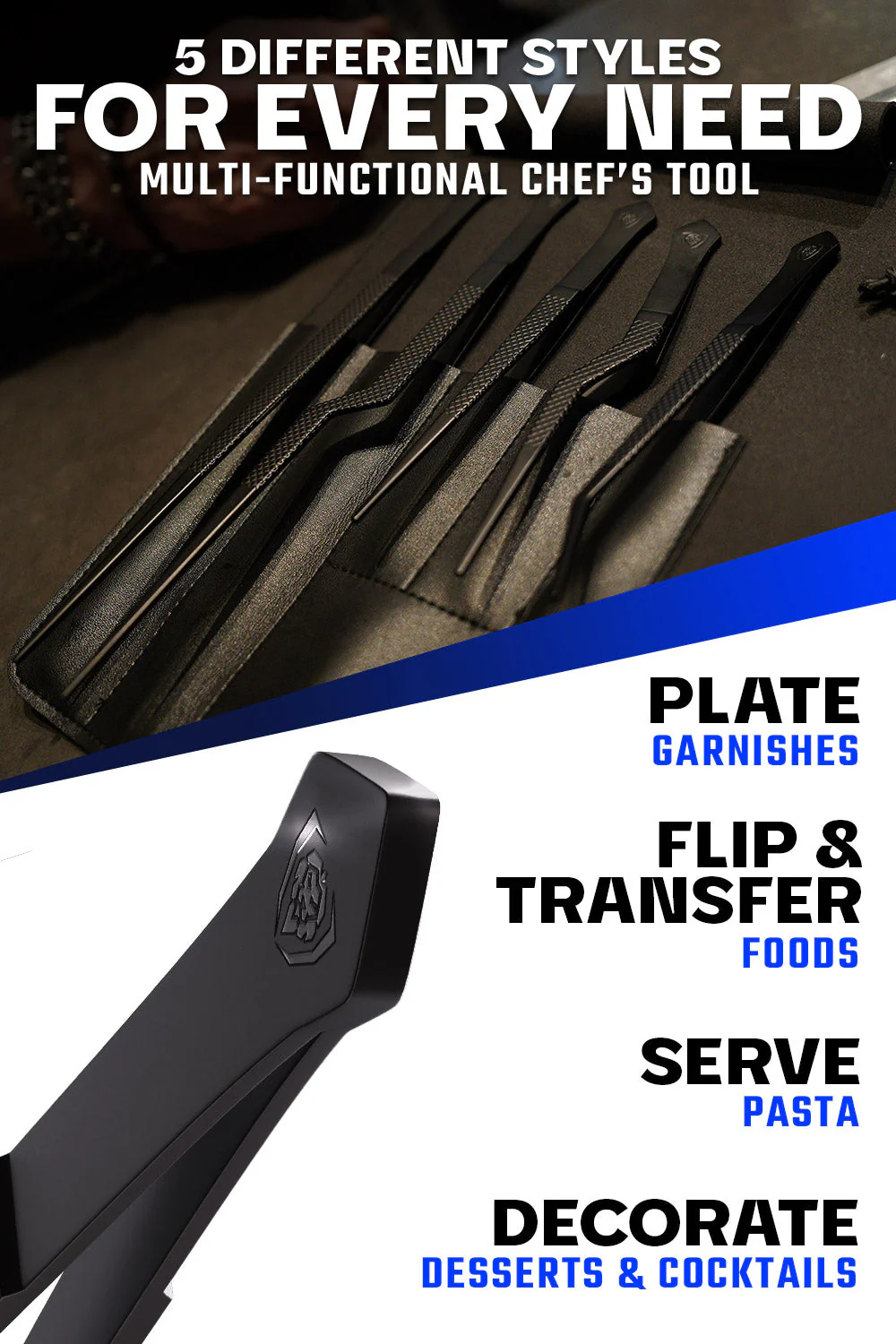 5 Piece Plating Tweezers Set | Professional | Dalstrong © - Image 5