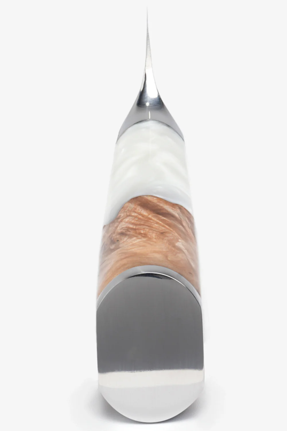Chef & Cleaver Crixus Knife 8" | White Handle | Valhalla Series | Dalstrong © - Image 7