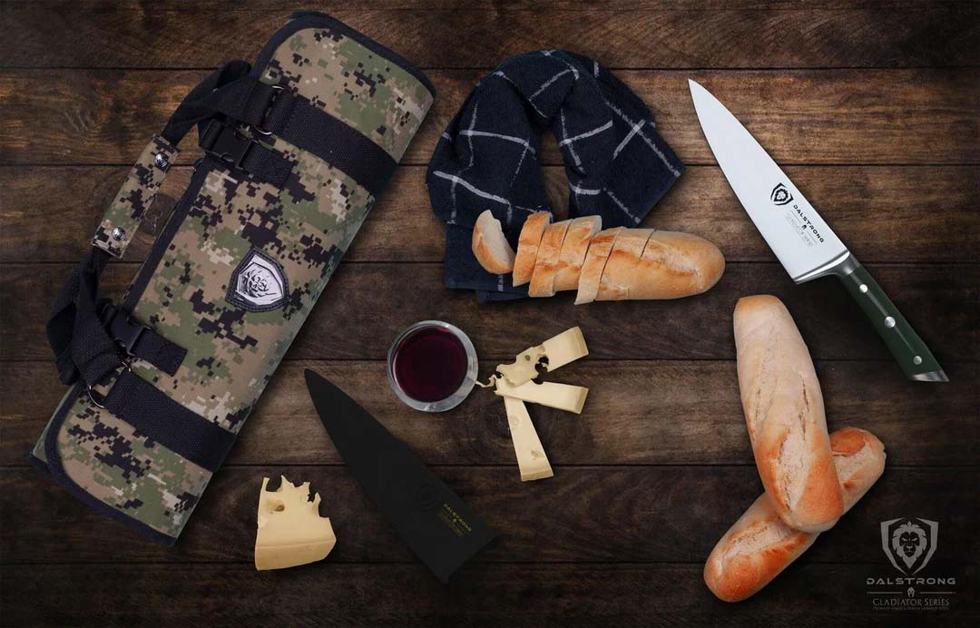 Chef's Knife 8" | Army Green Handle | Gladiator Series | NSF Certified | Dalstrong © - Image 8