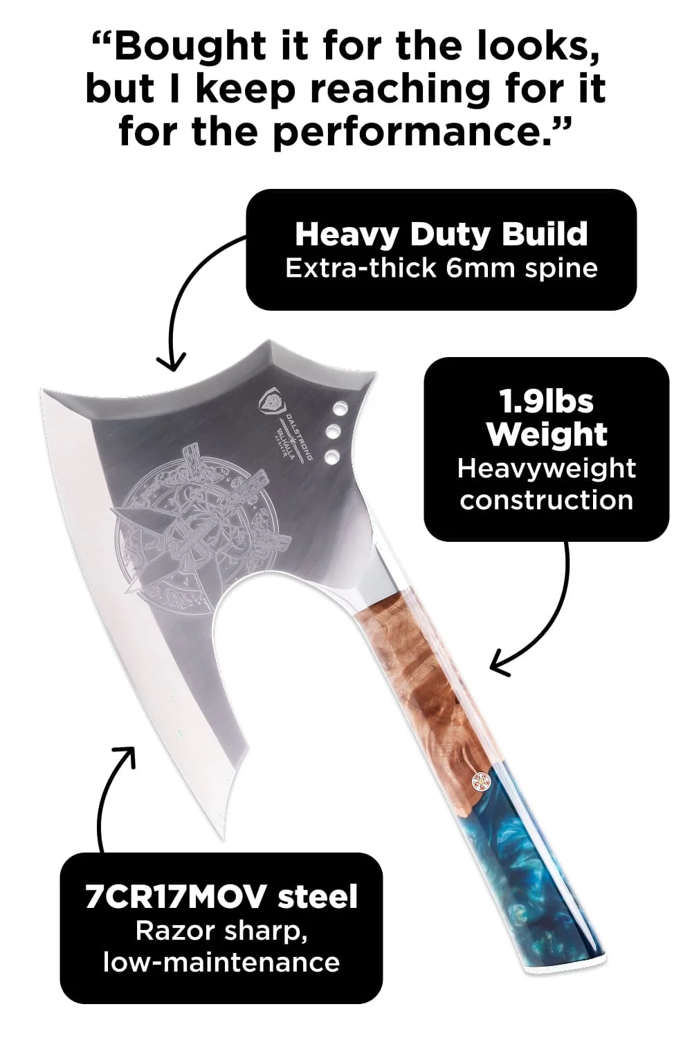 Meat Axe Chopper | Valhalla Series | Dalstrong © - Image 10