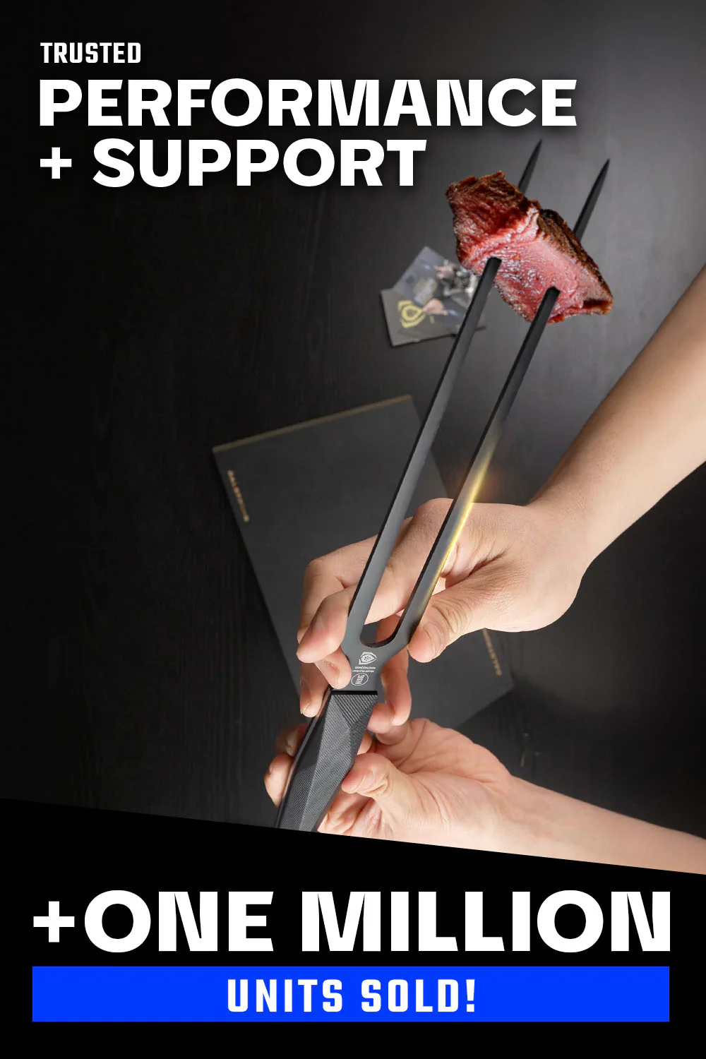 Meat Fork 8.5" | Shadow Black Series | NSF Certified | Dalstrong © - Image 6