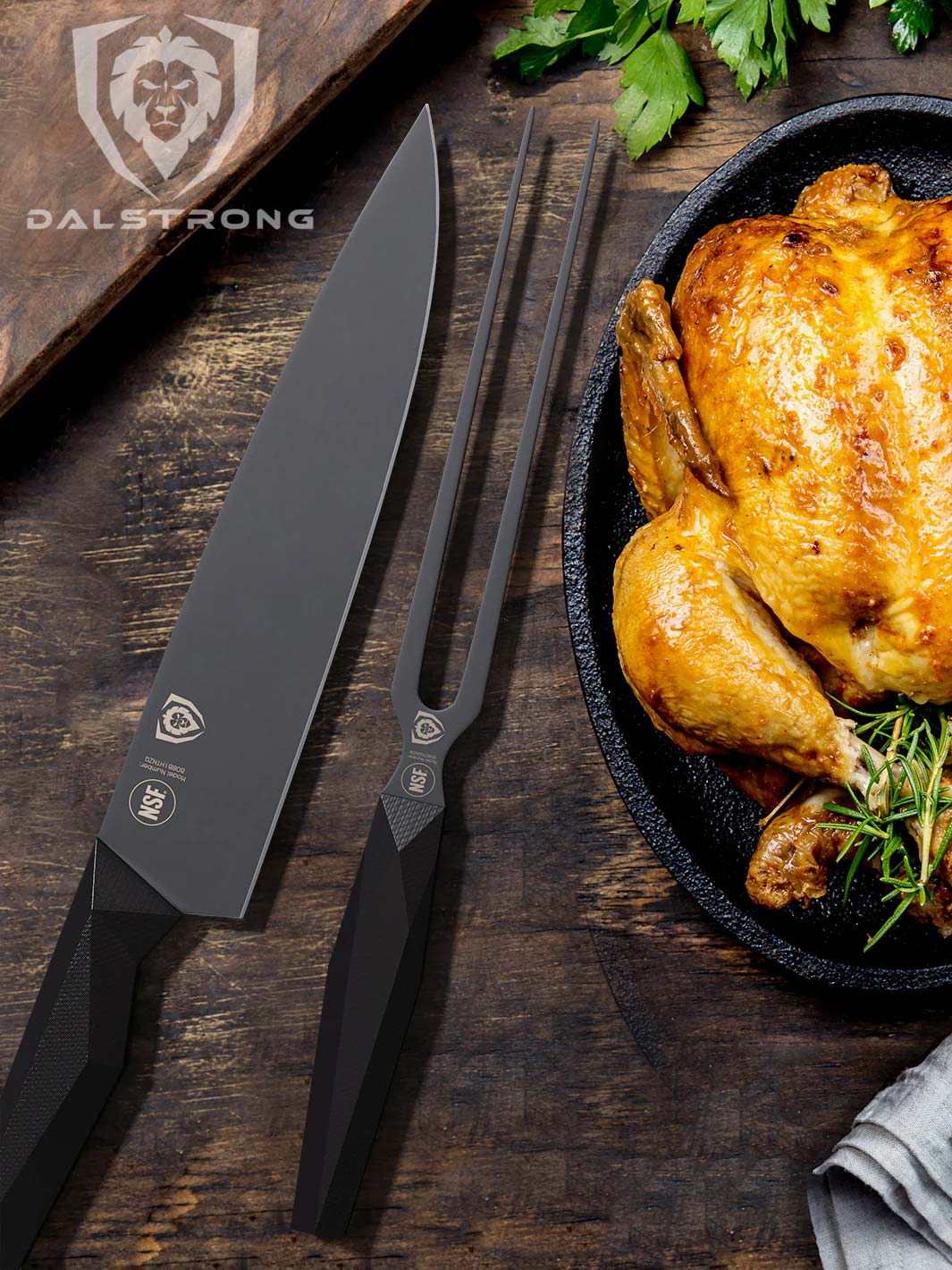 Meat Fork 8.5" | Shadow Black Series | NSF Certified | Dalstrong © - Image 7