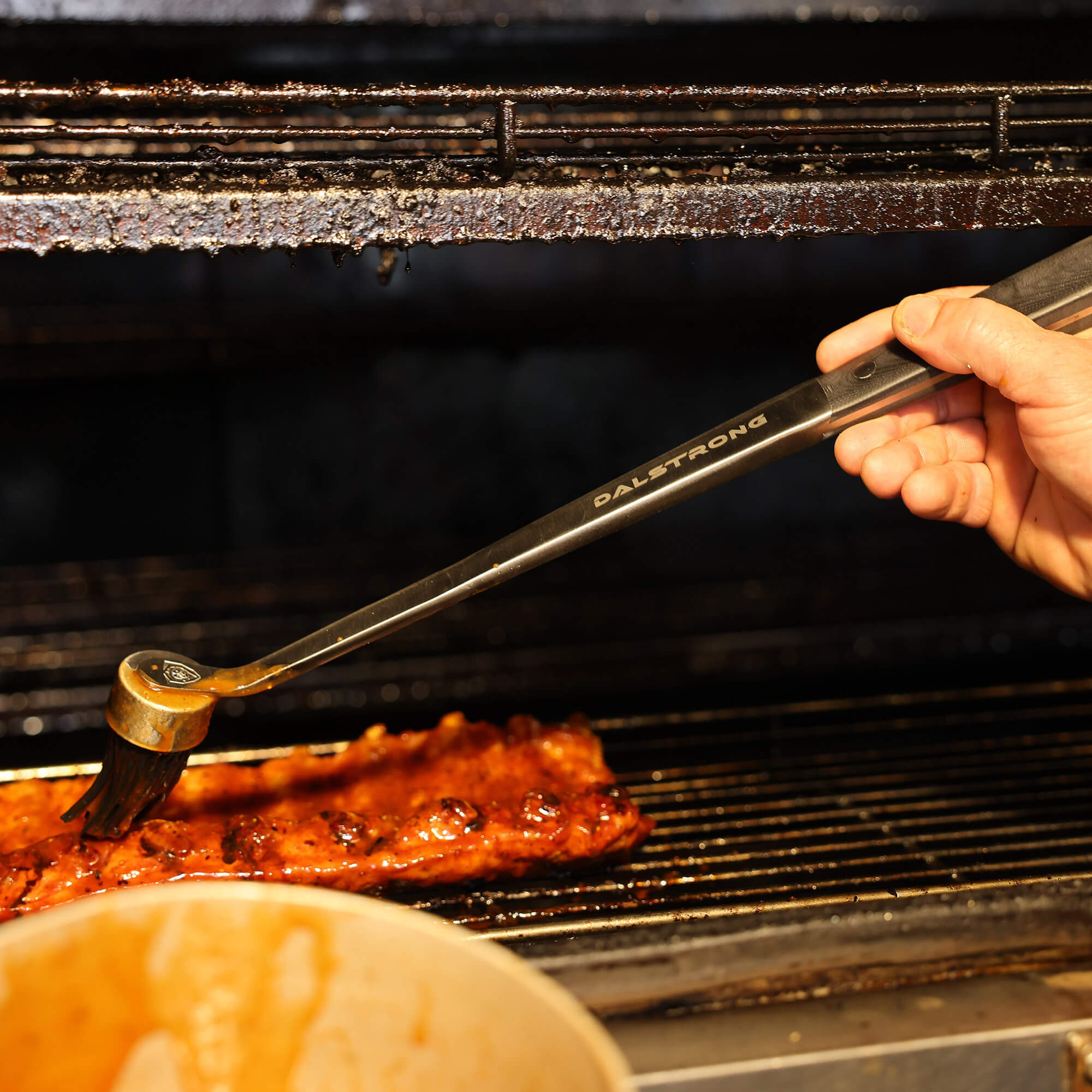 Tongs, Spatula, Fork, Silicone Brush | 4 Piece Premium Grill Kit | Dalstrong © - Image 4