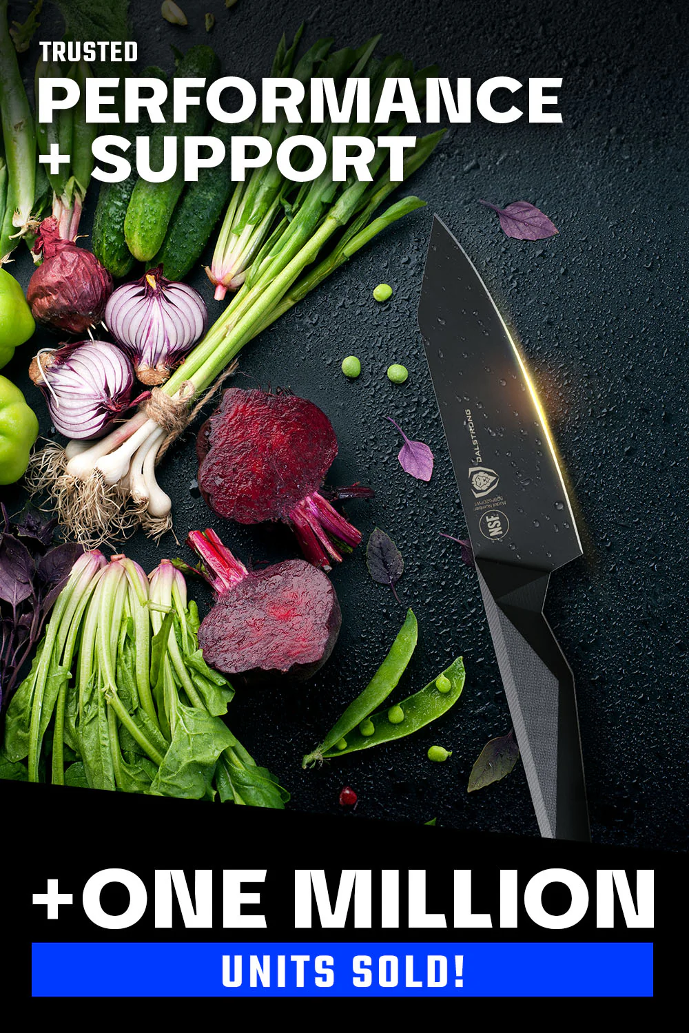 Chef's Knife 6" | Shadow Black Series | NSF Certified | Dalstrong © - Image 6