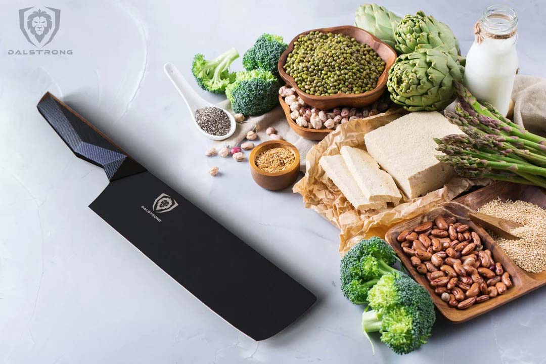 Nakiri Vegetable Knife 7" | Shadow Black Series | NSF Certified | Dalstrong © - Image 9